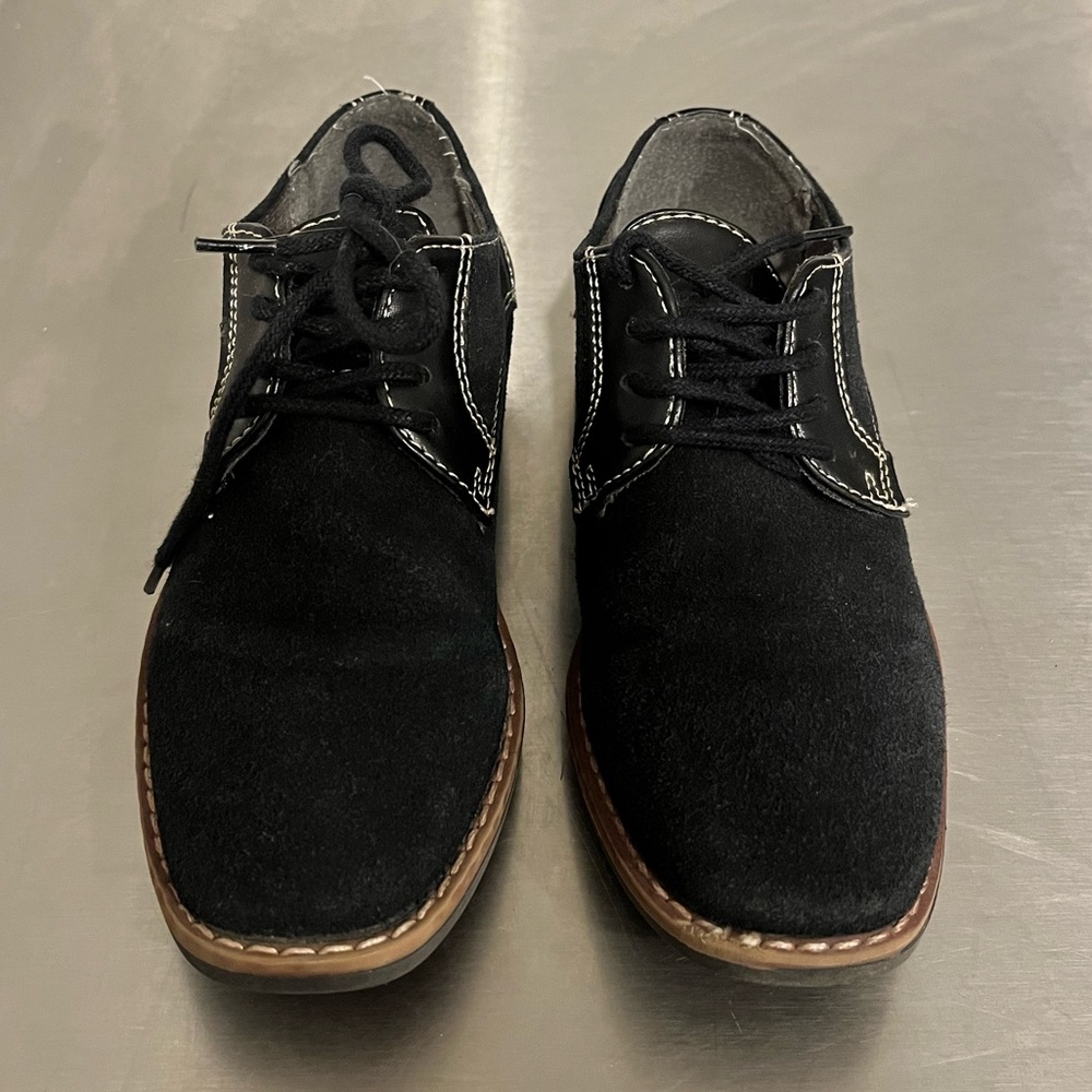 Boys Steve Madden black Oxford dress shoe size 13 boys